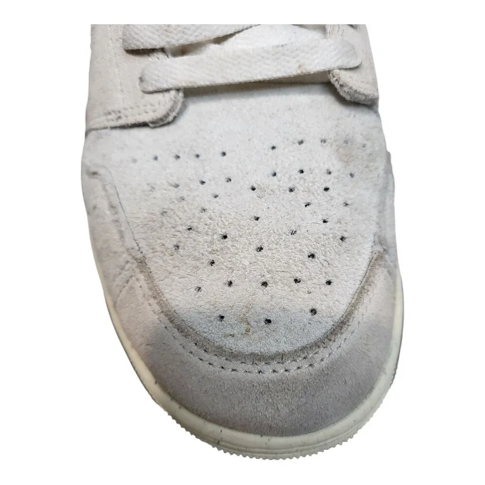 Nike Air Jordan Retro 1 Mid Se Craft Pale Ivory Sail FQ3224-100 Men Size 12-Box